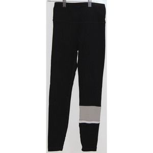 Women's VMMA Black Gray Compression Full Length Leggings Yoga Pants Size Small